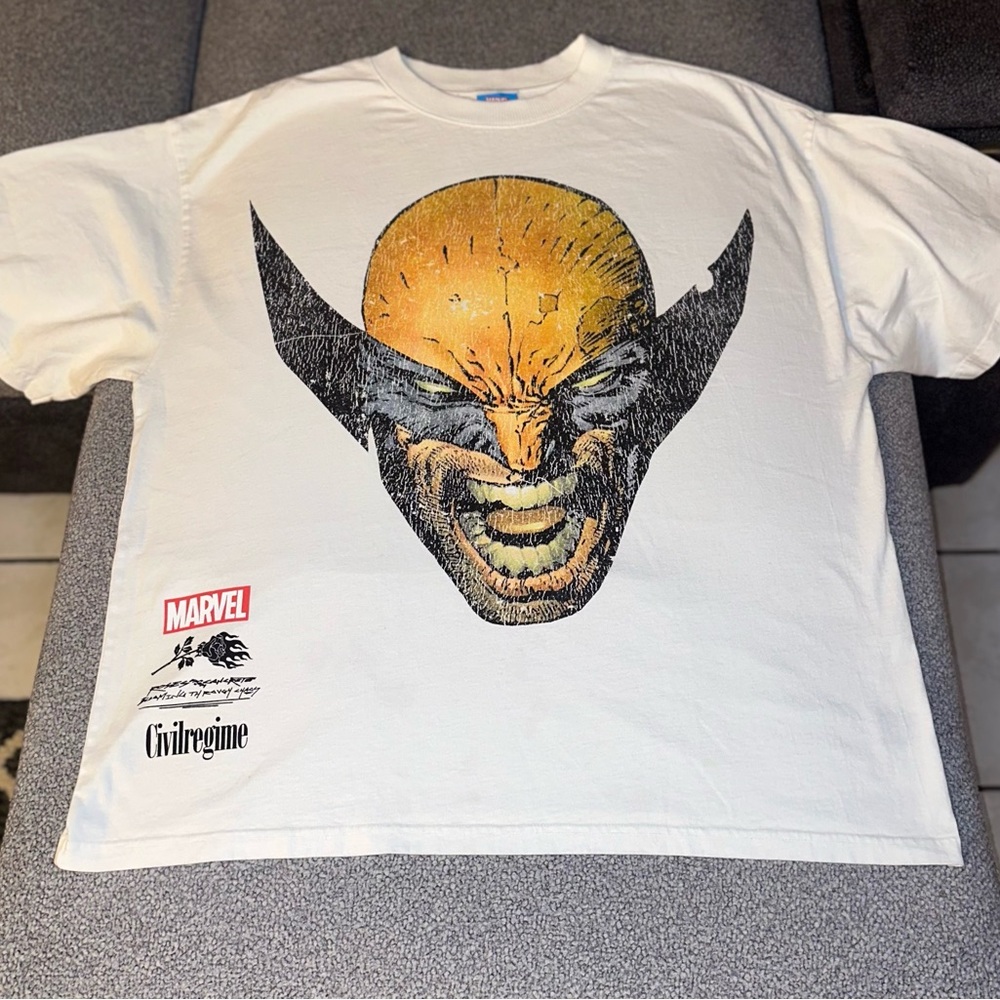 NEW Civil Regime X Deadpool & Wolverine WITH US OR AGAINST US OVERSIZED TEE XL